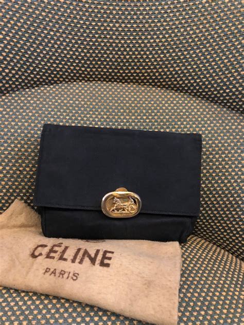 celine black clutch bag|Celine vintage clutch runway bag.